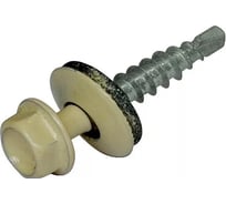 Кровельный саморез Bohrer ПРОМ 4,8x29, RAL 1015 светлая слоновая кость, 4500 шт. SKRAL- 4,8х29 RAL1015