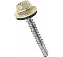 Кровельный саморез Bohrer ПРОМ 4,8x38, RAL 1015 светлая слонкость, 4300 шт. SKRAL-4,8х38(35)RAL1015