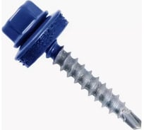 Кровельный саморез Bohrer ПРОМ 4,8x38, RAL 5005 синий, 4300 шт. SKRAL-4,8х38 RAL5005