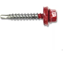 Кровельный саморез Bohrer ПРОМ 4.8x51, RAL 3005 красное вино, 4000 шт. SKRAL-4.8х51RAL3005