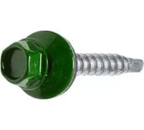 Кровельный саморез Bohrer ПРОМ 4,8x29, RAL 6002 зеленый лист, 4500 шт. SKRAL-4,8х29 RAL6002