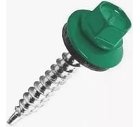 Кровельный саморез Bohrer ПРОМ 4.8x51, RAL 6005 зеленый мох, 4000 шт. SKRAL-4.8х51RAL6005