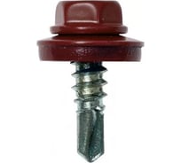 Кровельный саморез Bohrer ПРОМ 5.5x19, RAL 3005 красное вино, 5000 шт. SKRAL-5.5х19 RAL3005