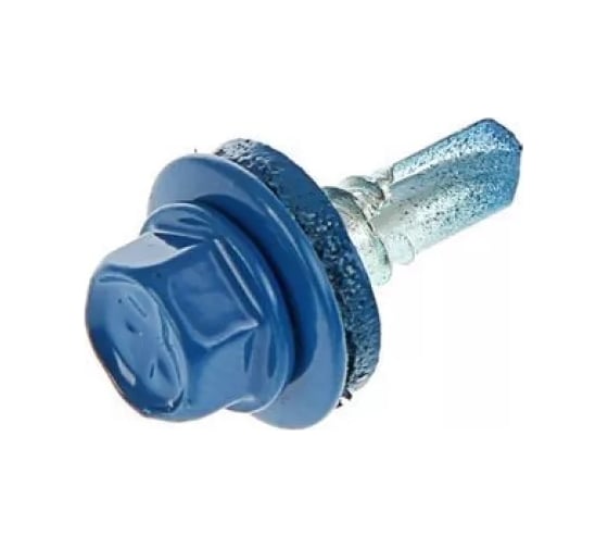 Кровельный саморез Bohrer ПРОМ 5.5x19, RAL 5005 синий, 5000 шт. SKRAL-5.5х19 RAL5005