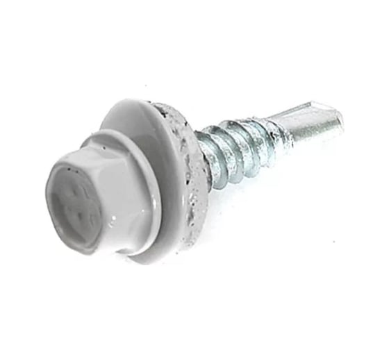 Кровельный саморез Bohrer ПРОМ 5.5x25, RAL 7004 серый, 4500 шт. SKRAL-5.5х25RAL7004