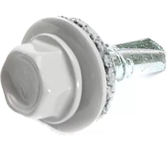 Кровельный саморез Bohrer ПРОМ 5.5x19, RAL 7004 серый, 5000 шт. SKRAL-5.5х19 RAL7004