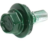 Кровельный саморез Bohrer ПРОМ 5.5x19, RAL 6005 зелёный мох, 5000 шт. SKRAL-5.5х19RAL6005