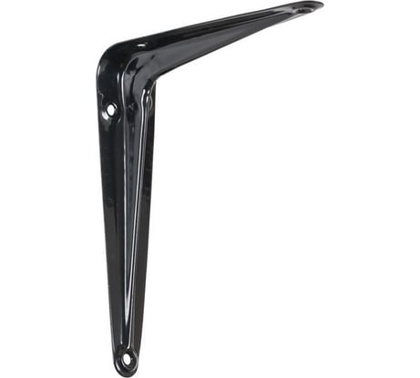 Кронштейн жестяной VORMANN 125x150x32 мм, цвет: черный лак, 00150 125 LS