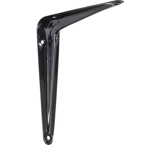 Кронштейн жестяной VORMANN 100x125x32 мм, цвет: черный лак, 00150 100 LS 1