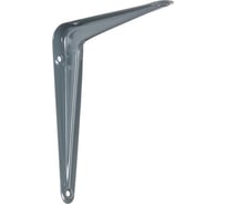 Кронштейн жестяной VORMANN 75x100x30 мм, цвет: cерый лак, 00150 075 LG