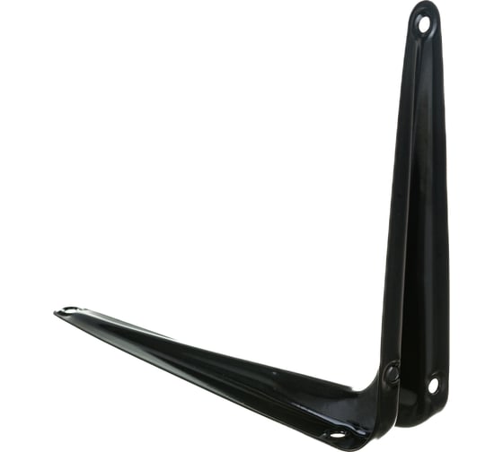 Кронштейн жестяной VORMANN 150x200x37 мм, цвет: черный лак, 00150 150 LS