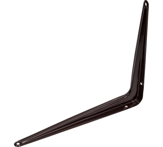 Кронштейн жестяной VORMANN 200x250x40 мм, цвет: коричневый лак, 00150 200 LB 1