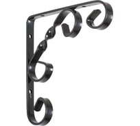 Кронштейн VORMANN Decor 155x155х14 мм, цвет: черный 00136 015 S