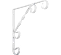 Кронштейн VORMANN Decor 205x205х14 мм, цвет: белый 00136 020 W