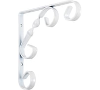 Консоль VORMANN Decor 155x155x13 мм, оцинк. (цвет белый), 00136 015 W