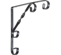 Кронштейн VORMANN Decor 205x205х14 мм, цвет: черный 00136 020 S