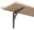 Кронштейн VORMANN Delta-Line 300x300x24,5 мм, оцинкованный, цвет: сталь, 00146 300 SM 2