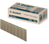 Финишные гвозди по бетону оцинкованные ЗУБР  FST 25 х 1.8 мм, калибр 15GA, 1000 шт 305389-25