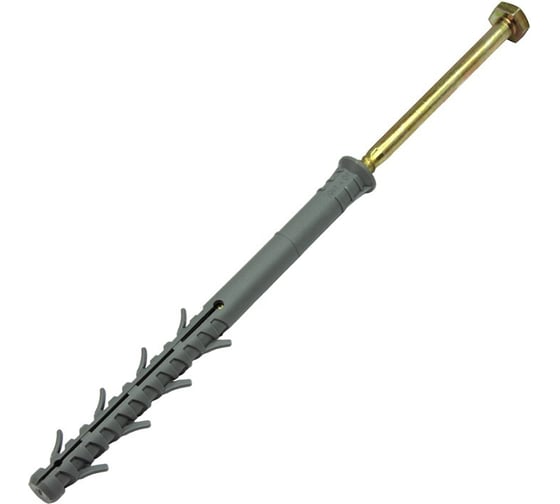 Дюбель STALMAX фасадный LDF-RH 10х140 с шурупом с шестигранной головой (арт. 11651) оц. сталь (уп. 40 шт) 11651-023 1