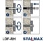 Дюбель STALMAX фасадный LDF-RH 10х140 с шурупом с шестигранной головой (арт. 11651) оц. сталь (уп. 40 шт) 11651-023 8