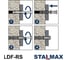 Дюбель STALMAX фасадный LDF-RS 10х160 с бортом, с шурупом с шестигранной головой и пресс шайбой (арт. 11658) оц. сталь (уп. 25 шт) 11658-023 7
