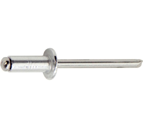 Заклепка вытяжная STALMAX LZV 4,8х12 Al/А2 с выпуклой шляпкой (арт. 10439) алюминий/нерж. сталь A2 (уп. 500 шт) 10439-023 1