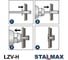 Заклепка вытяжная STALMAX LZV-H 4,0х10 Al/St с потайной шляпкой (арт. 10471) алюминий/сталь (уп. 500 шт) 10471-023 22