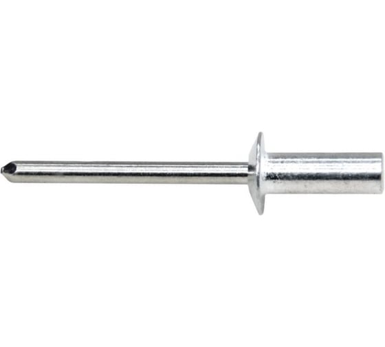 Заклепка вытяжная STALMAX LZVZ 4,8х13 Al/A2 с выпуклой шляпкой закрытая (арт. 10458) алюминий/нерж. сталь A2 (уп. 250 шт) 10458-023 1