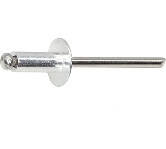 Заклепка вытяжная STALMAX LZV-W 5,0х 12 Al/А2 с выпуклой шляпкой и увеличенным полем 11,6 мм (арт. 10481) алюминий/нерж. сталь A2 (уп. 250 шт) 10481-023 1