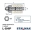 Анкер STALMAX L-SHIP 16х120 (М12) с широкой распорной зоной для кирпича и газоблока (арт. 11877) оцинкованная сталь (уп. 35 шт) 11877-023 10