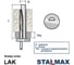 Анкер клин STALMAX LAK 6х60 (арт. 10002) оц. сталь (уп. 100 шт) 10002-023 4