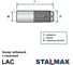 Анкер забиваемый STALMAX LAC 20х65 (M16) с насечкой (арт. 10938) оц. сталь (уп. 25 шт) 10938-023 7
