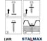 Шайба STALMAX EPDM LWR 5,5х14 для кровельных саморезов (арт. 10416) оц. сталь (уп. 2000 шт) 10416-023 7