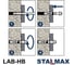 Анкерный болт потайной с гайкой STALMAX LAB-HB 24х190 (М16) для высоких нагрузок (арт. 11809) оц. сталь (уп. 10 шт) 11809-023 7
