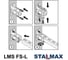 Фланец седельный STALMAX LMS FS-L1 38-41 продольный (арт. 10553) оц. сталь (уп. 30 шт) 10553-023 6