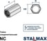 Гайка соединительная STALMAX NC М12х40 8.0 кл. прочности (арт. 11612) оц. сталь (уп. 50 шт) 11612-023 7