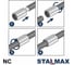 Гайка соединительная STALMAX NC М12х40 8.0 кл. прочности (арт. 11612) оц. сталь (уп. 50 шт) 11612-023 8