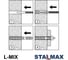 Смеситель STALMAX L-MIX для химического анкера (для баллонов 300 мл- 600мл) (арт. 11168) пластик (в комплекте 50 шт) 11168-023 6