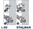 Скоба монтажная STALMAX L-SD 16-19,5 3/8 дистанционная (арт. 12049) оцинкованная сталь (уп. 350 шт) 12049-023 3