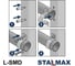 Скоба двухлапковая STALMAX L-SMD 38-40 мм металлическая для труб, металлорукава и кабеля (арт. 11386) оц. сталь (уп. 250 шт) 11386-023 3