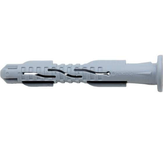 Дюбель STALMAX с бортом LDS-B 10х 80 для крепления строительных лесов и фасадных систем (арт. 11362) нейлон (уп. 50 шт) 11362-023 1