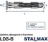 Дюбель STALMAX с бортом LDS-B 10х 80 для крепления строительных лесов и фасадных систем (арт. 11362) нейлон (уп. 50 шт) 11362-023 4
