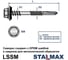 Саморез сэндвич STALMAX LSSM-16R 6,3/5,5х135 для металл. подконструкции до 16 мм с EPDM шайбой 19 мм и сверлом (арт. 12015) RUSPERT (уп. 750 шт) 12015-023 5