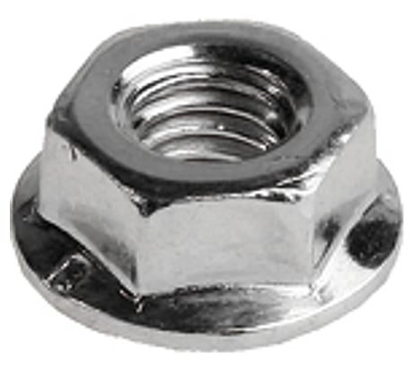 Гайка шестигранная оцинкованная с фланцем (M6; 14 шт.) Зубр 4-303636-06