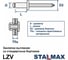 Заклепка вытяжная STALMAX LZV 4,0х12 Al/Al с выпуклой шляпкой (арт. 12143) алюминий/алюминий (уп. 1000 шт) 12143-023 18