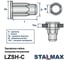 Заклепка-гайка STALMAX полушестигранная LZSH-C М8х18 (1,0-3,5) A2 с цилиндрическим бортиком (арт. 12159) нерж. сталь А2 (уп. 250 шт) 12159-023 6