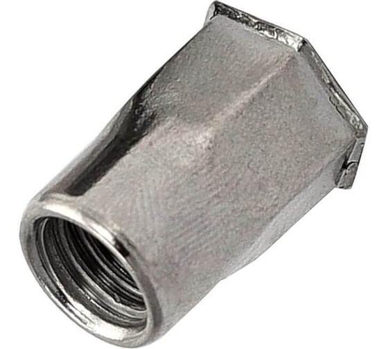 Заклепка-гайка STALMAX полушестигранная LZSH-R М6х16 (1,0-3,5) A2 с уменьшенным бортиком (арт. 12157) нерж. сталь А2 (уп. 500 шт) 12157-023 1