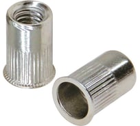Заклепка-гайка STALMAX цилиндрическая LZN-R A2 М 5х11,5 (0,5-2,0) с уменьшенным бортиком и насечками (арт. 10494) нерж. сталь A2 (уп. 1000 шт) 10494-023