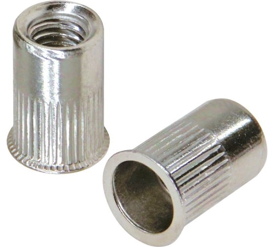 Заклепка-гайка STALMAX цилиндрическая LZN-R A2 М 5х11,5 (0,5-2,0) с уменьшенным бортиком и насечками (арт. 10494) нерж. сталь A2 (уп. 1000 шт) 10494-023 1