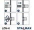 Заклепка-гайка STALMAX цилиндрическая LZN-H М 5х13,0 (1,5-3,5) с потайным бортиком и насечками (арт. 10121) оц. сталь (уп. 800 шт) 10121-023 8